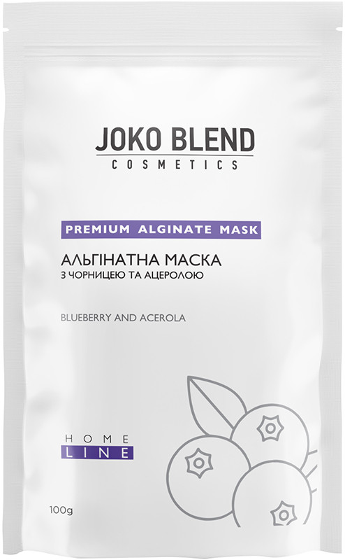 Альгинатная маска с черникой и ацеролой Joko Blend 100 г на beauty-prof.com Альгинатная маска с черникой и ацеролой Joko Blend 100 г
