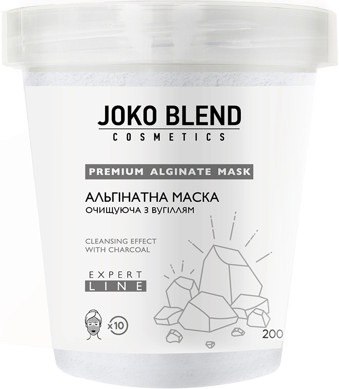 Маска альгинатная очищающая с углем Joko Blend 200 г на beauty-prof.com Маска альгинатная очищающая с углем Joko Blend 200 г