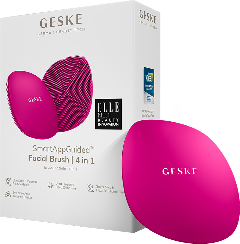 Щітка для обличчя GESKE Facial Brush 4 в 1 бузковий 