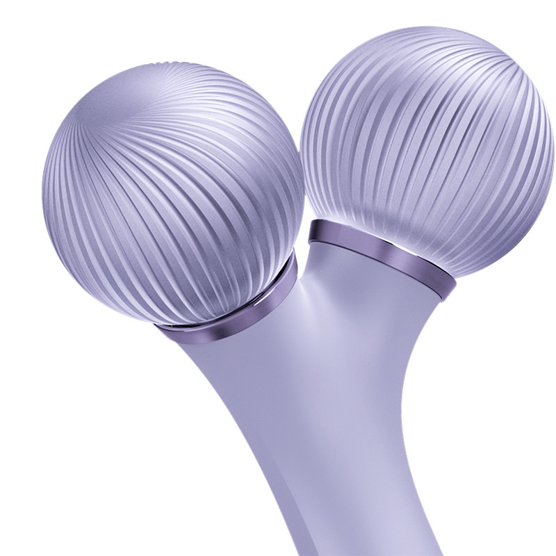 Электронный звуковой ролик для лица GESKE Sonic Facial Roller 4 в 1 фиолетовый на beauty-prof.com Фото 2 Электронный звуковой ролик для лица GESKE Sonic Facial Roller 4 в 1 фиолетовый Фото 2