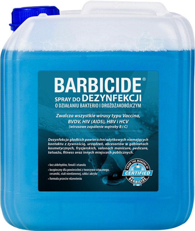 Рідина для дезінфекції поверхонь з запахом Spray Barbicide, 5 л