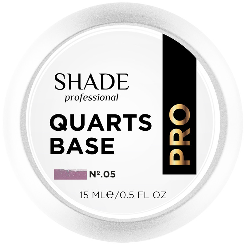 Основа каучуковая с блеском Quarts base №5 Shade, 15 мл  Фото 2 