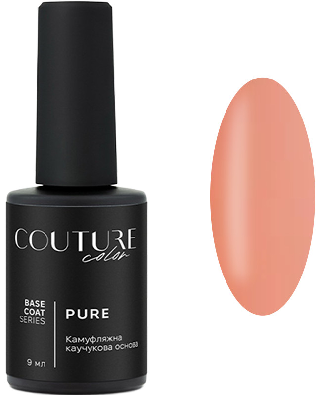 Основа каучукова камуфлююча Pure Base Coat 06 Couture Colour, 9 мл
