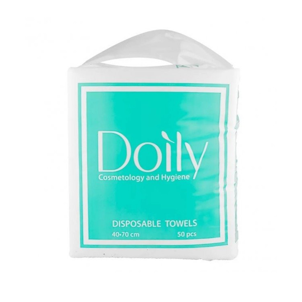 Полотенца гладкие 40х70 см Compact Aqua Absorb Doily, 50 шт