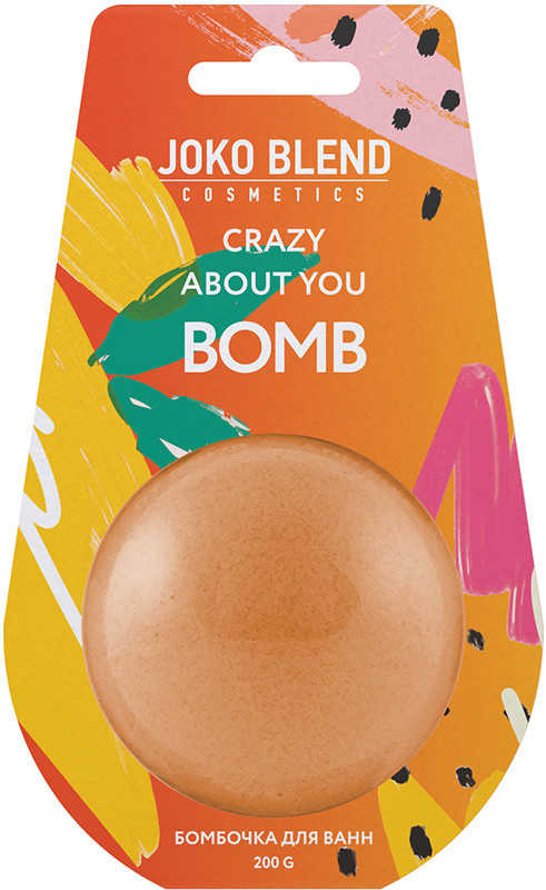 Бомбочка-гейзер для ванны Crazy about you Joko Blend 200 г на beauty-prof.com Бомбочка-гейзер для ванны Crazy about you Joko Blend 200 г