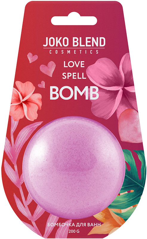 Бомбочка-гейзер для ванны Love Spell Joko Blend 200 г на beauty-prof.com Бомбочка-гейзер для ванны Love Spell Joko Blend 200 г