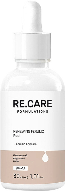 Пілінг оновлюючий феруловий Renewing Ferulic Peel RECARE, 30 мл 