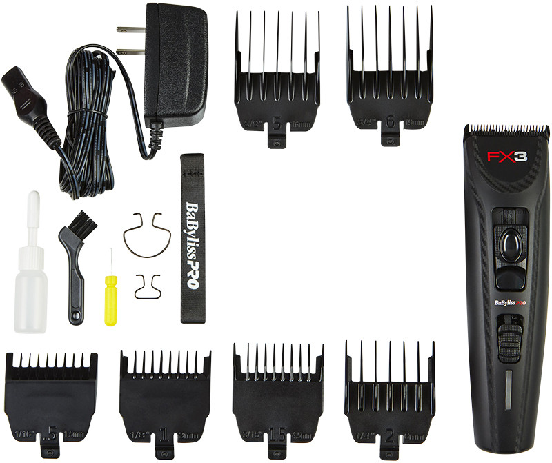 Машинка для стрижки X3 BLACK BaByliss PRO FXX3CBE на beauty-prof.com Фото 4 Машинка для стрижки X3 BLACK BaByliss PRO FXX3CBE Фото 4