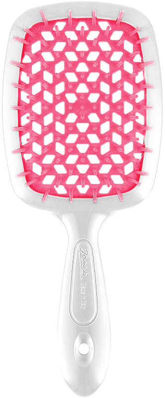 Щітка Superbrush Small біло-малинова Janeke