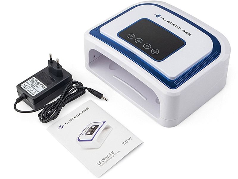 Лампа для манікюру з акумулятором LEDME 5В 120W BLUE на beauty-prof.com Фото 4 Лампа для манікюру з акумулятором LEDME 5В 120W BLUE Фото 4