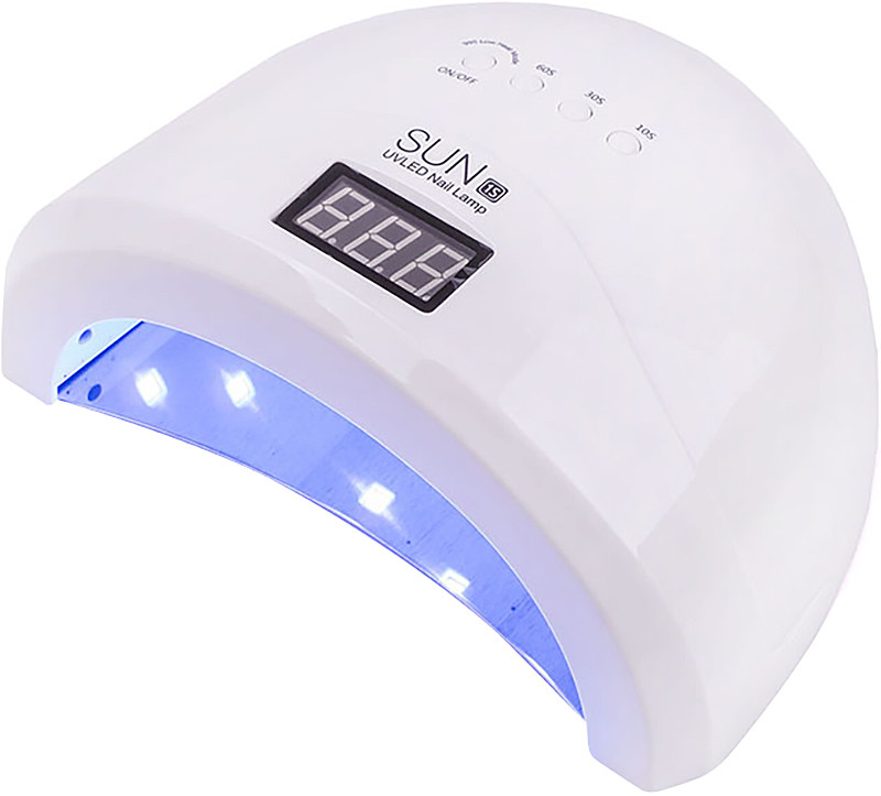 LED/UV Лампа SUN 1S гибридная (с дисплеем) белая 48 Вт 