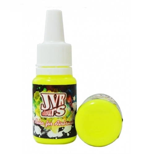 Фарба для аерографії JVR Revolution kolor, FLUO 10мл жовта №401