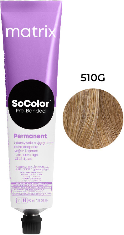 Крем-фарба для волосся Extra Coverage PRE Bonded SOCOLOR.beauty тон 510G, 90 мл Matrix