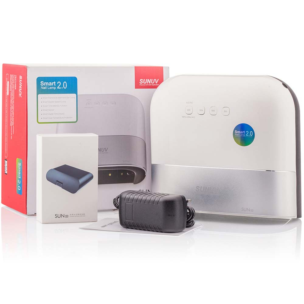Лампа LED+UV Lamp SUNUV SUN 3S 48W акумулятор, біла оригінал  Фото 5 