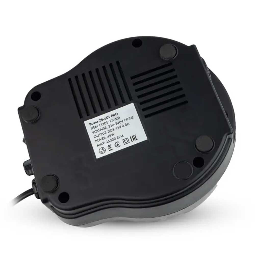 Фрезер для манікюру Bucos ZS-601 Pro Black  Фото 5 