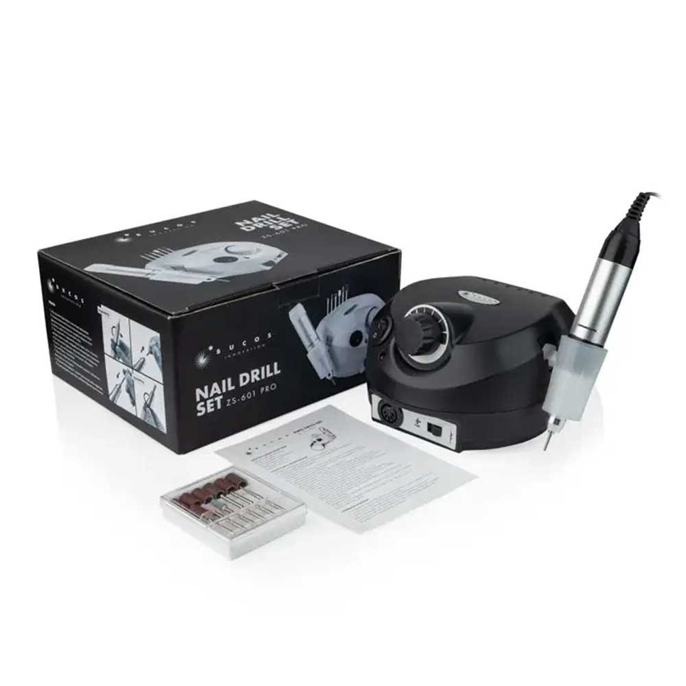 Фрезер для манікюру Bucos ZS-601 Pro Black  Фото 7 