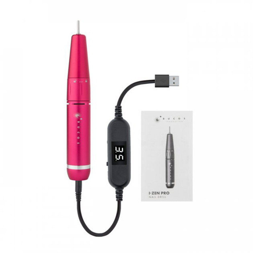 Фрезер для маникюра Bucos I-Zen Pro Nail Drill (45W/35000 оборотов), розовый на beauty-prof.com Фото 2 Фрезер для маникюра Bucos I-Zen Pro Nail Drill (45W/35000 оборотов), розовый Фото 2