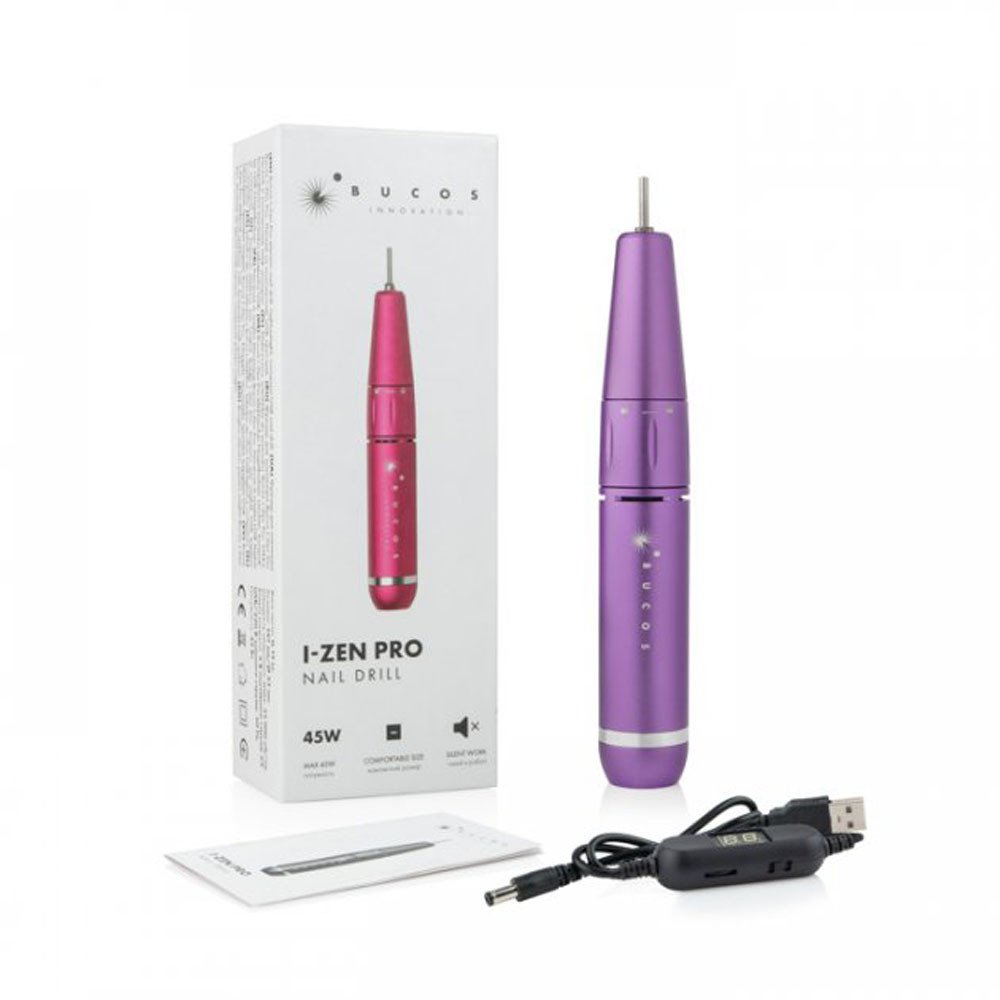 Фрезер для маникюра Bucos I-Zen Pro Nail Drill (45W/35000 оборотов), лавандовый на beauty-prof.com Фото 3 Фрезер для маникюра Bucos I-Zen Pro Nail Drill (45W/35000 оборотов), лавандовый Фото 3