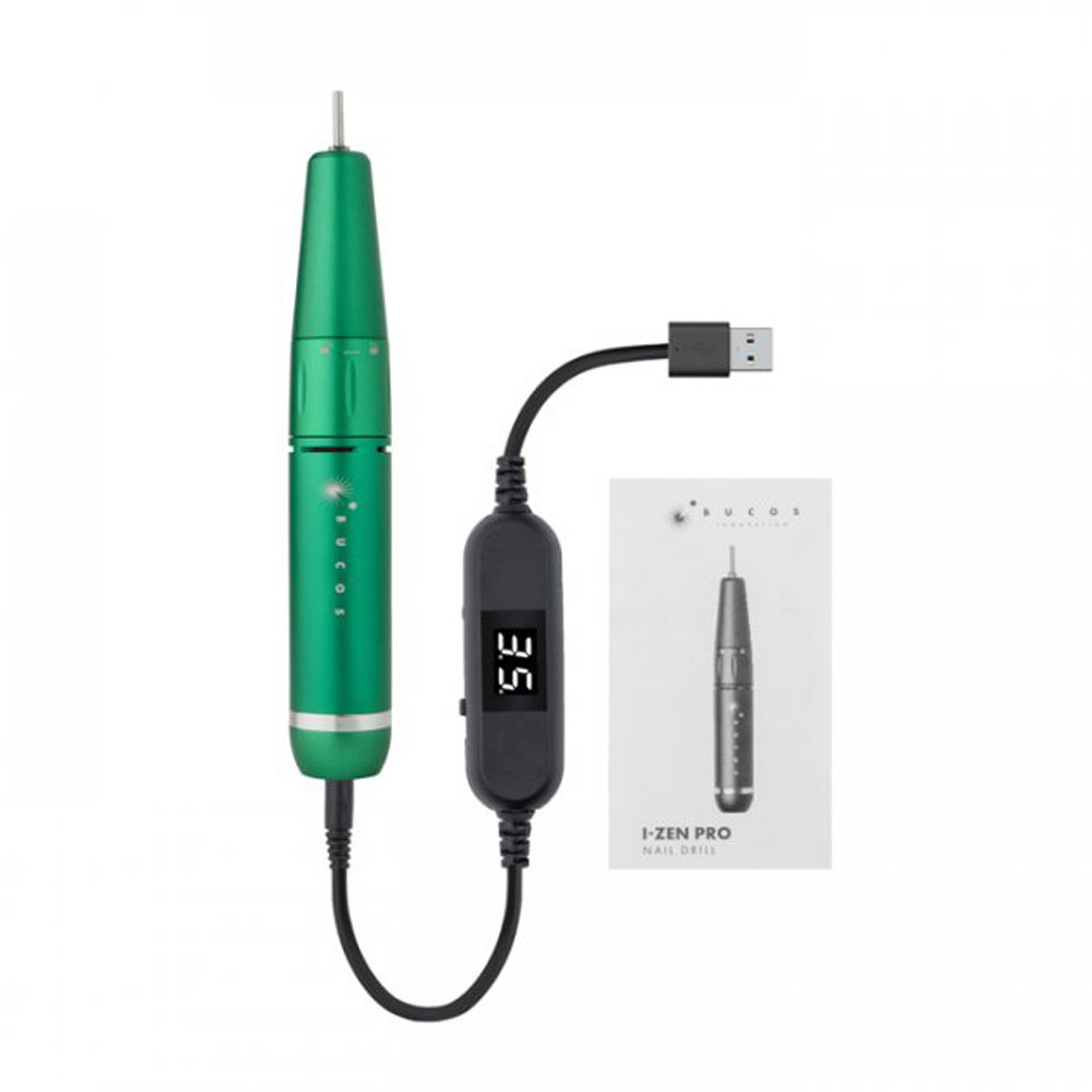 Фрезер для маникюра Bucos I-Zen Pro Nail Drill (45W/35000 оборотов), зеленый на beauty-prof.com Фото 2 Фрезер для маникюра Bucos I-Zen Pro Nail Drill (45W/35000 оборотов), зеленый Фото 2