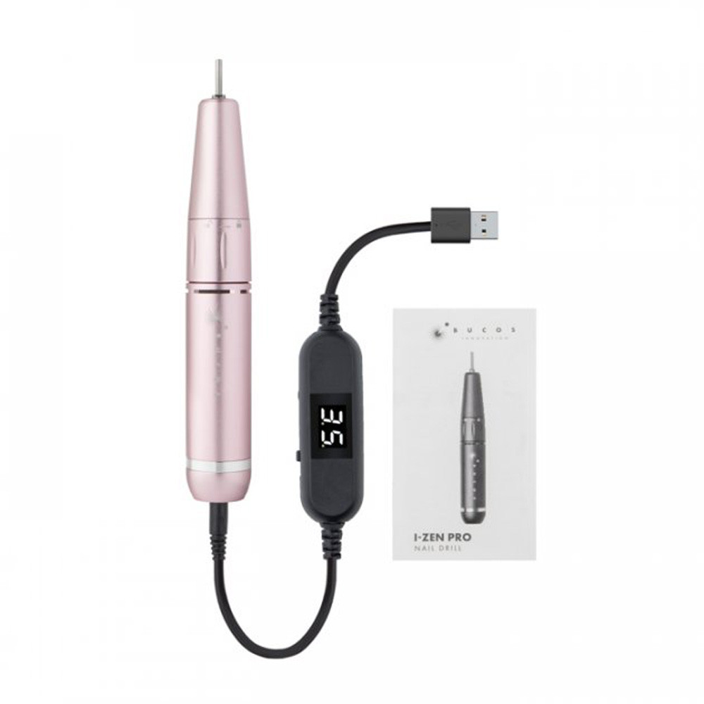 Фрезер для маникюра Bucos I-Zen Pro Nail Drill (45W/35000 оборотов), нежно розовый на beauty-prof.com Фото 2 Фрезер для маникюра Bucos I-Zen Pro Nail Drill (45W/35000 оборотов), нежно розовый Фото 2