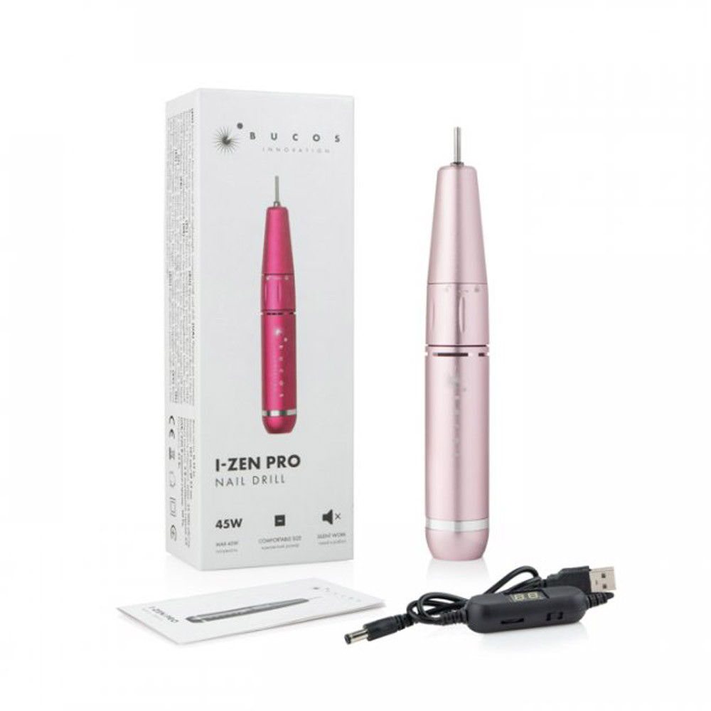 Фрезер для маникюра Bucos I-Zen Pro Nail Drill (45W/35000 оборотов), нежно розовый на beauty-prof.com Фото 3 Фрезер для маникюра Bucos I-Zen Pro Nail Drill (45W/35000 оборотов), нежно розовый Фото 3