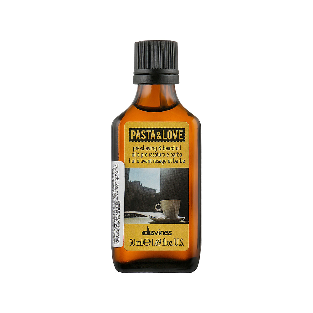 Олія для гоління + олія для бороди Pasta Love Pre Shaving + Beard Oil Davines 50 мл