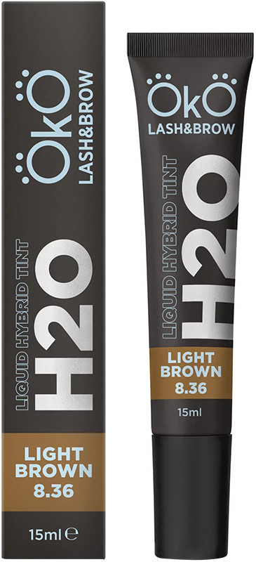 Краска для бровей и ресниц Liquid Hybrid Tint H2O Light Brown 8.36 OKO, 15 мл