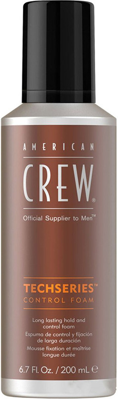 Пінка контролююча для волосся Techseries Control Foam American Crew, 200 мл