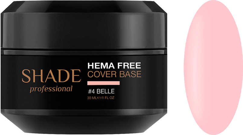 База для ногтей cover Hema Free №4 Belle Shade 30 мл на beauty-prof.com База для ногтей cover Hema Free №4 Belle Shade 30 мл