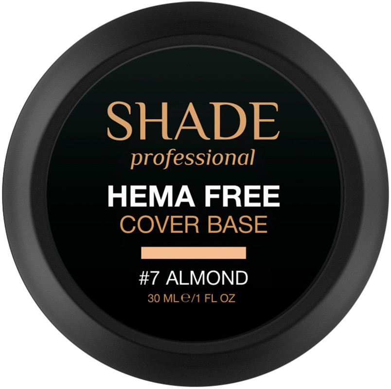 База для ногтей cover Hema Free №7 Almond Shade 30 мл на beauty-prof.com Фото 2 База для ногтей cover Hema Free №7 Almond Shade 30 мл Фото 2