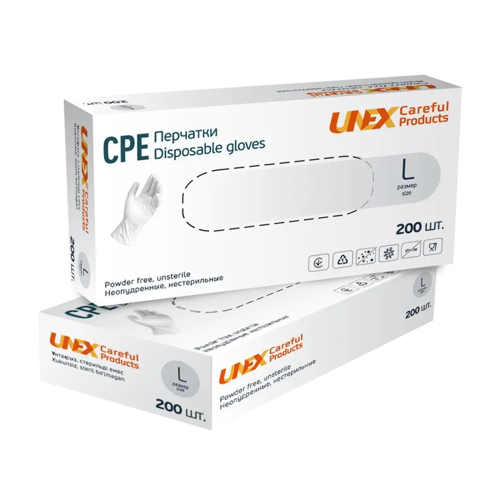 Рукавички CPE розмір L Централмед 