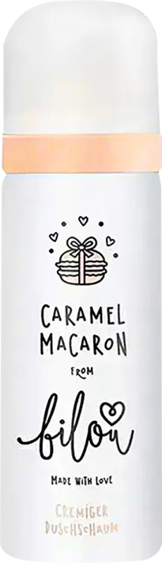 Пенка для душа Мини Caramel Macaron Bilou, 50 мл