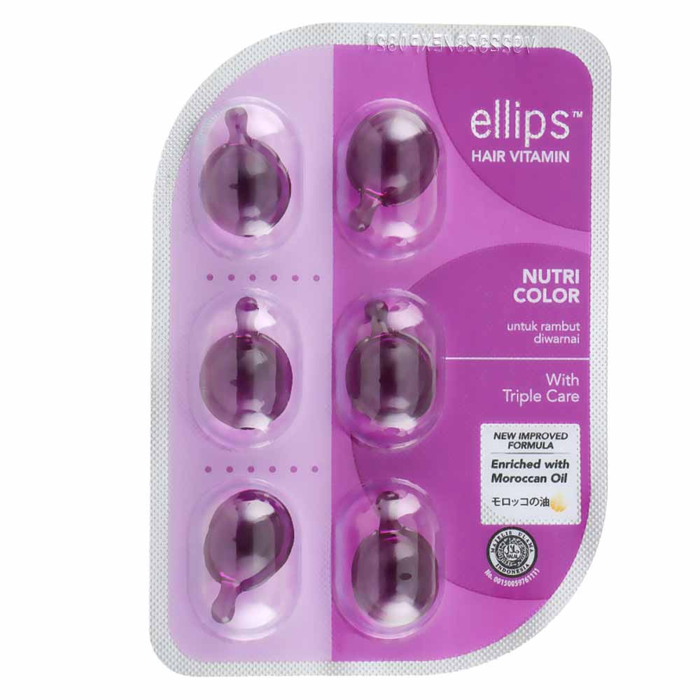 Вітаміни для фарбованого волосся Сяйво кольору Ellipse, 6х1 мл