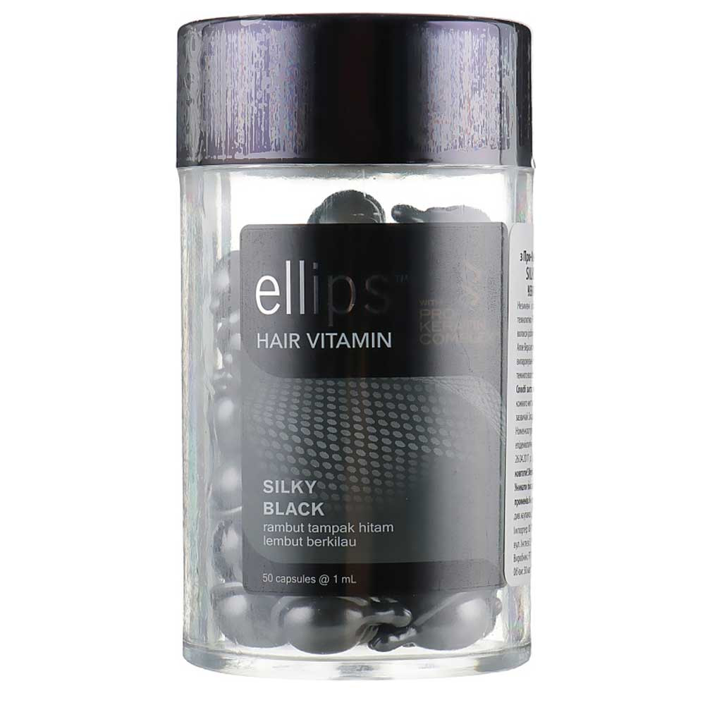 Вітаміни для волосся Шовкова ніч Pro-Keratin Ellipse, 50x1 мл