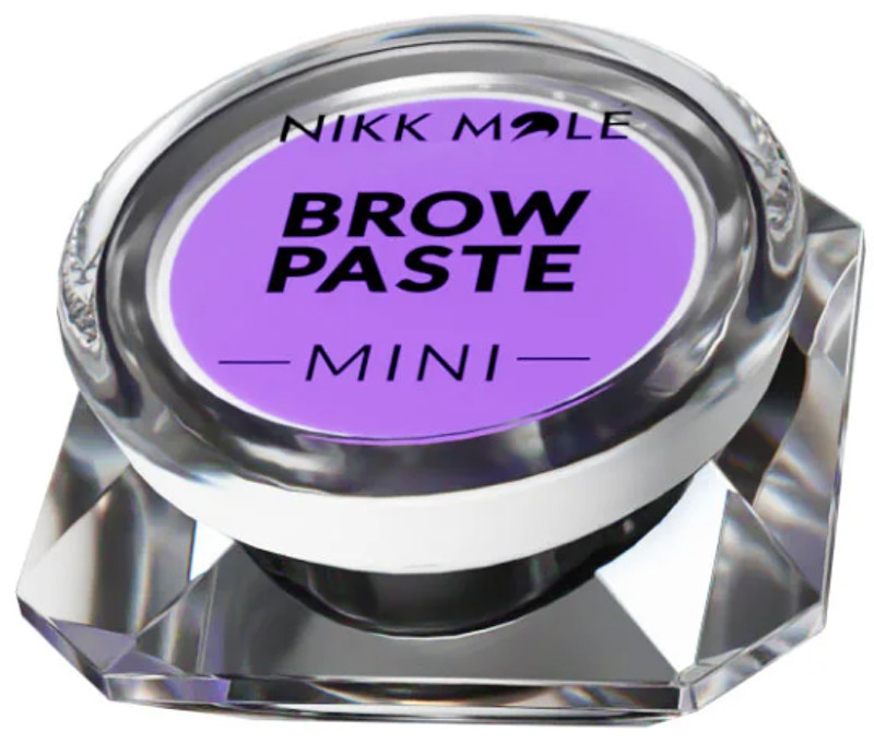 Паста для брів фіолетова Brow Paste Mini Purple Nikk Mole, 3.5 г