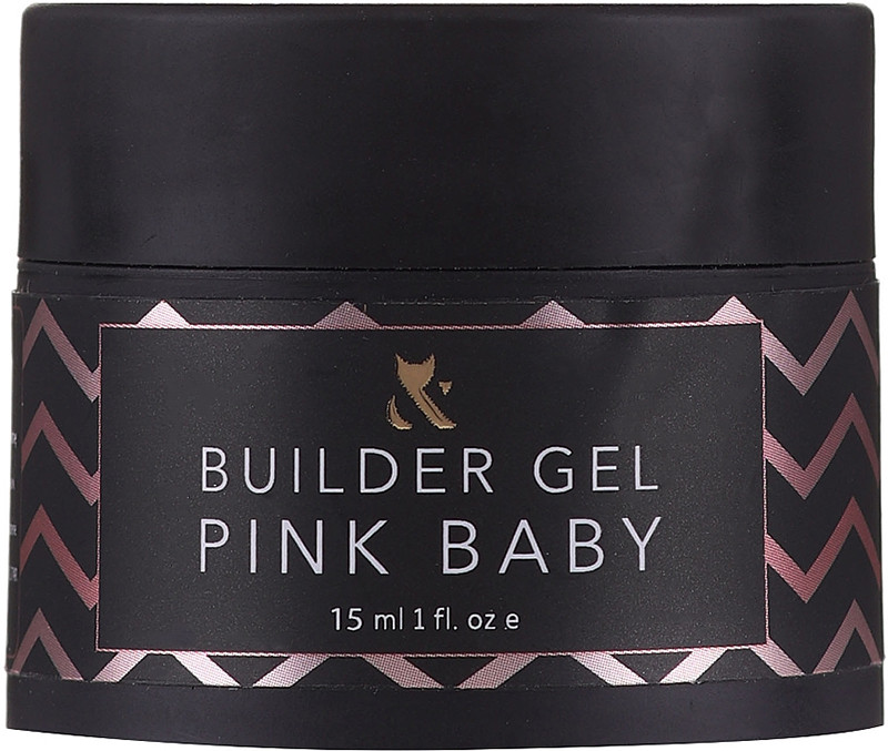 Строительный гель Builder gel Pink baby F.O.X, 15 мл