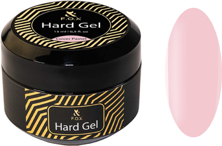Строительный гель жидкий Hard gel Cover Pastel F.O.X, 15 мл