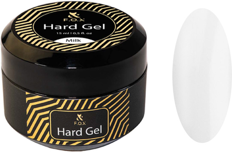 Строительный гель жидкий Hard gel Cover Milk F.O.X, 15 мл