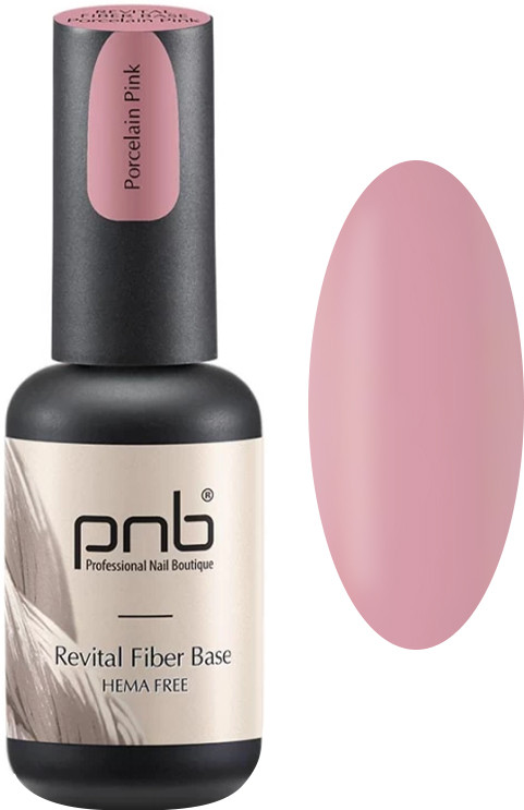 База файбер Revital PNВ порцеляновий рожевий 17 мл Fiber Base Porcelain Pink 17 мл