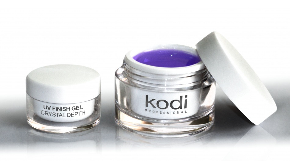 Гель фінішний з липким шаром (UV Finish gel Crystal Depth) 14 мл Kodi