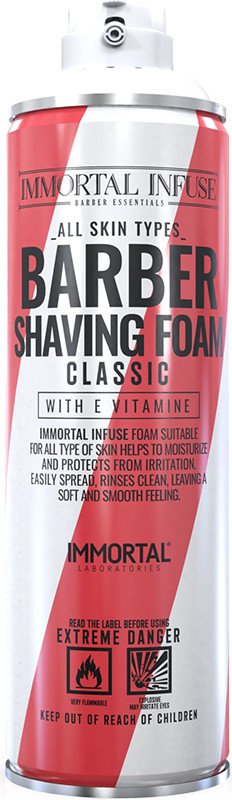 Піна для гоління класична Infuse Classic Shaving Foam Immortal, 500 мл