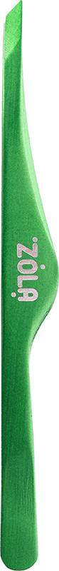 Пінцет для брів скошений GREEN TM ZOLA