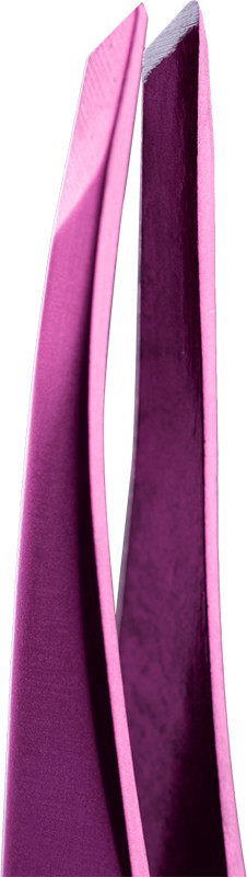 Пинцет для бровей скошенный PINK TM ZOLA  Фото 2 