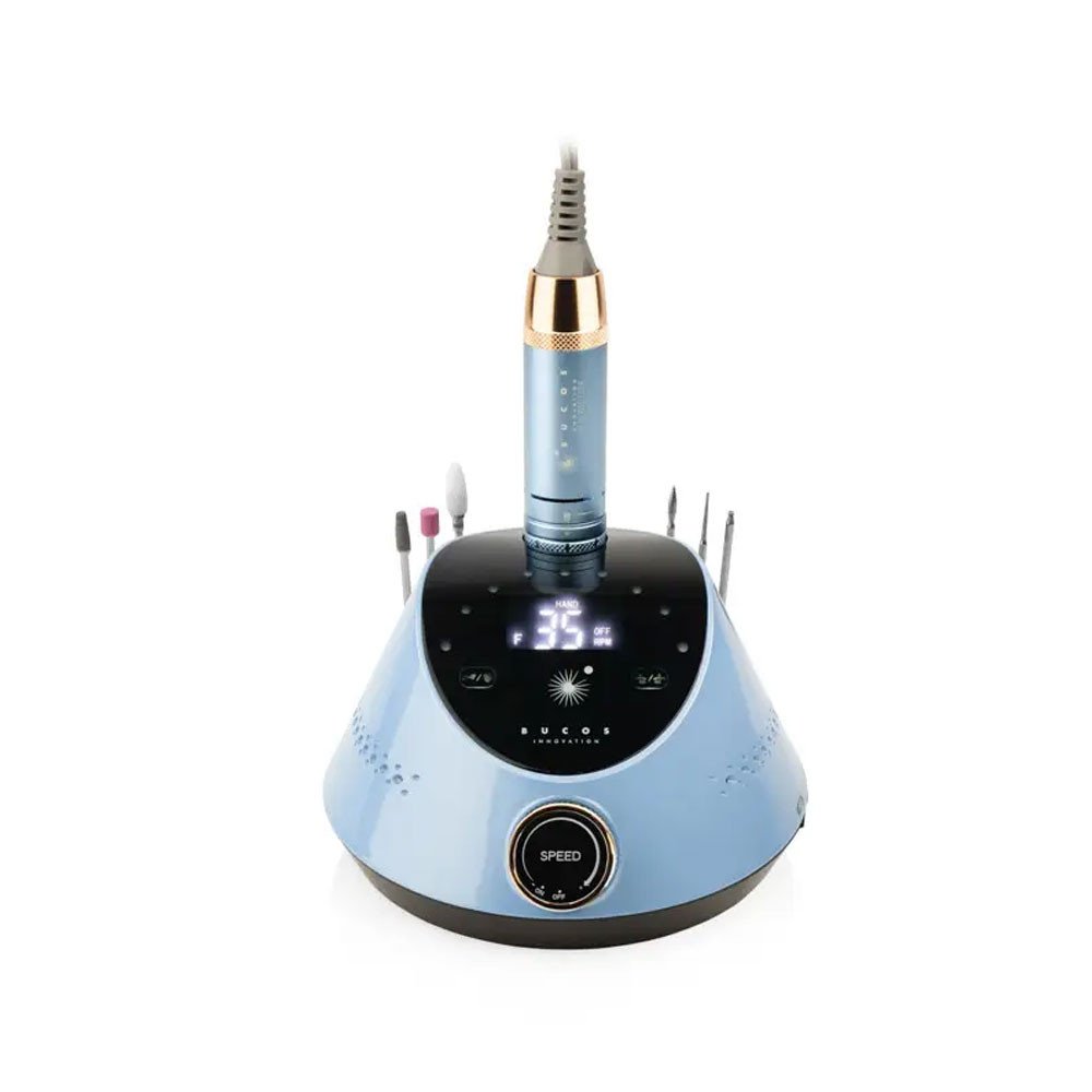 Фрезер для манікюру BUCOS Nail Drill X2 BLUE OCEAN (65W/35000 об.)  Фото 3 