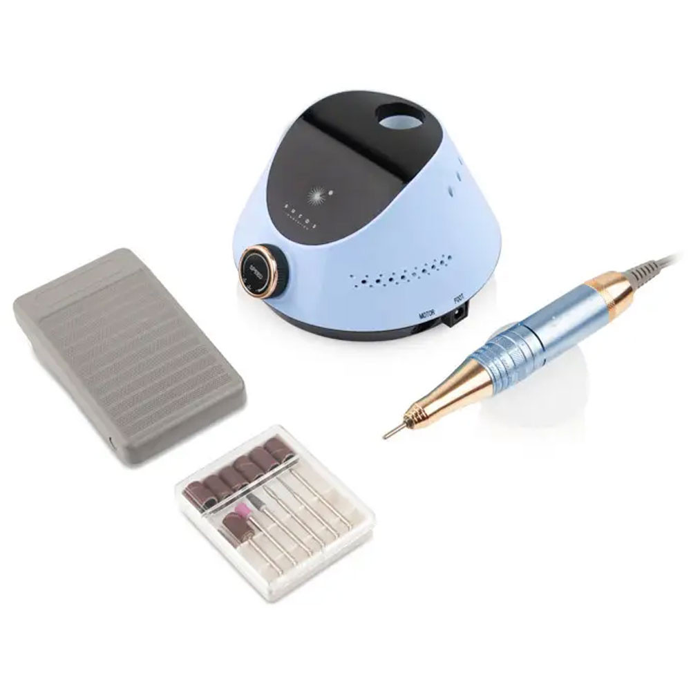 Фрезер для манікюру BUCOS Nail Drill X2 BLUE OCEAN (65W/35000 об.)  Фото 5 