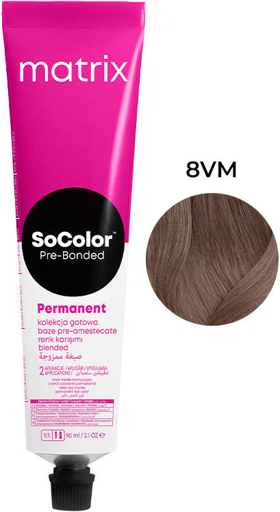 Крем-фарба для волосся PRE Bonded SOCOLOR.beauty тон 8VM, 90 мл Matrix