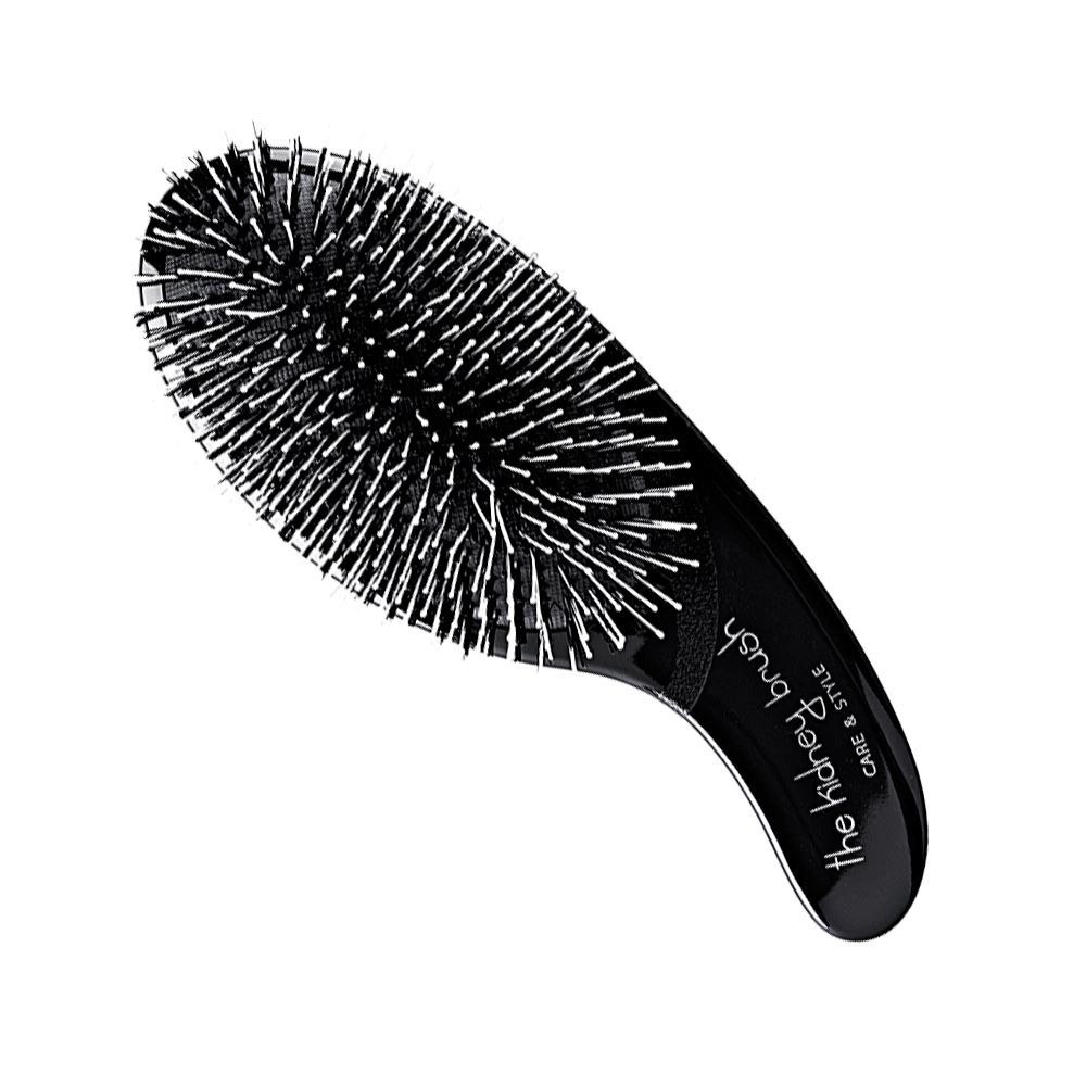 Щітка + щетина (чорна) Kidney Brush Dry Detangler Olivia Garden