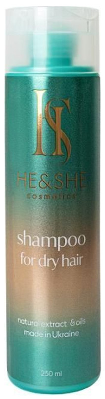 Шампунь для сухих волос He&She Cosmetics, 250 мл