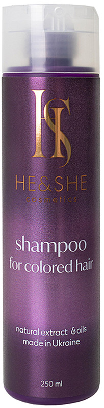 Шампунь для окрашенных волос He&She Cosmetics, 250 мл