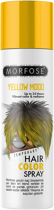 Кольоровий спрей для волосся Yellow Mood Morfose, 150 мл